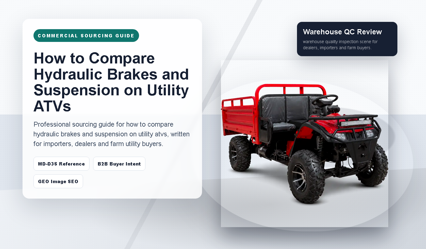 ATV Brakes and Suspension: Hydraulic Disc vs Drum Compared
