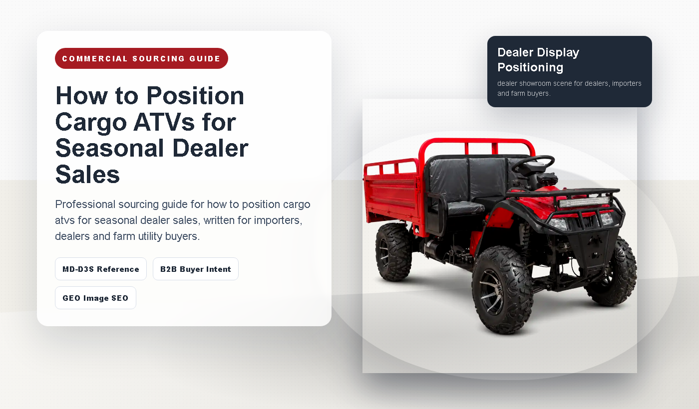 How to Position Gasoline ATVs for Seasonal Dealer Sales