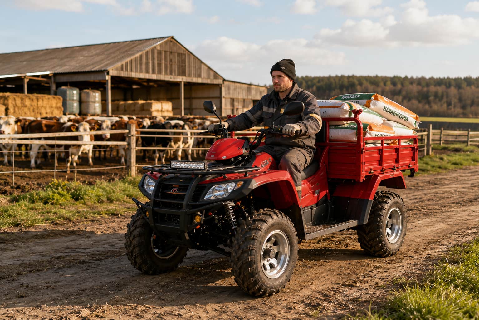 Successful Delivery of Cargo ATV for Agricultural Transport
